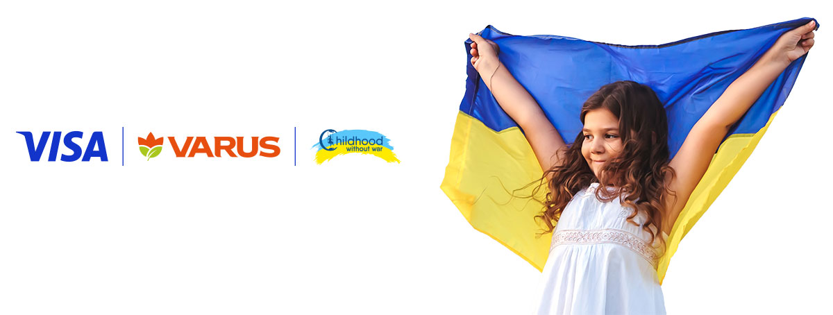 Charity event by Visa and VARUS. Caring people unite to save children from war-Банк Пивденный